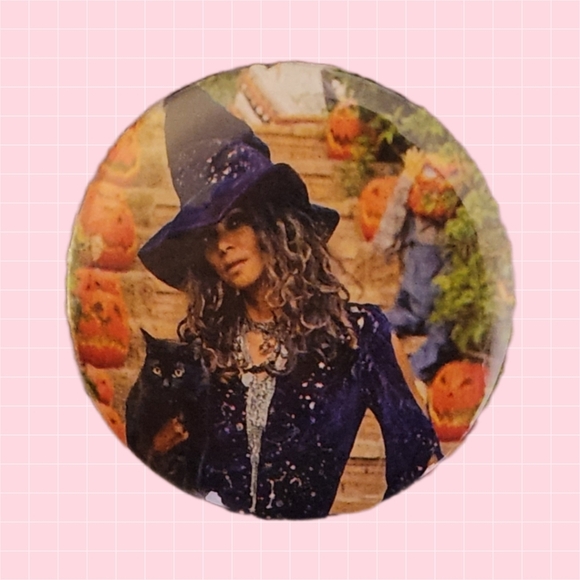 Handmade Jewelry - Halle Berry Halloween Witch 2" Pin